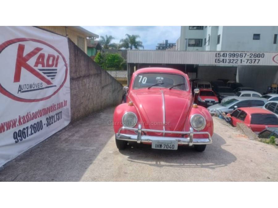 VOLKSWAGEN - FUSCA - 1970/1970 - Vermelha - R$ 26.000,00